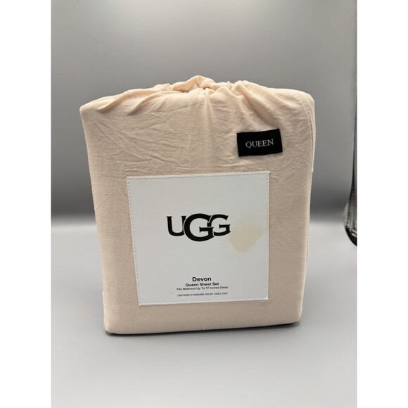 UGG Other - UGG Devon Sheet Set Queen 17" Deep Mattress Himalayan Salt New